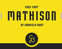 MATHISON - FREE DISPLAY FONT