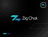 Z + Chat Icon Logo - App Design, Mobile App, Logo 2022
