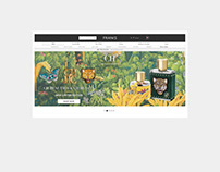 FRANKS - perfumery and cosmetics e-commerce site.
