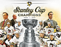 Wilkes-Barre/Scranton Penguins Stanley Cup Mural