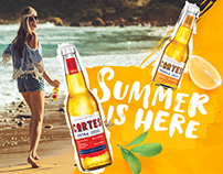 Cortes. Sun, beer, beach.