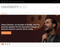 RIT University News Redesign