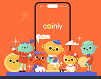 Coinly Child Bank — Branding & UX/UI