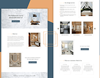 Landing Page (Bathroom Design Studio)