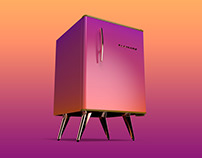 Brastemp Retro Refrigerator