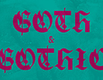 [36 Days of Type 08] GOTH AND GOTHIC — Display Typeface