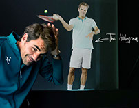 Roger Federer Interactive Hologram