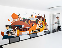 Vaud Promotion - Office mural
