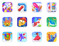 icons for Hyper Casual Games