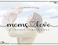 Moms Love - A Lovely Script Font