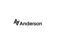 Three logo options for a Clothing brand AA Anderson