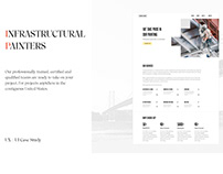 UX/UI Infrastructural Painters Website