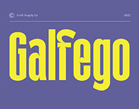 Galfego Condensed Sans Serif | Free Font