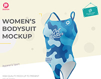 Women's Bodysuit Mockup