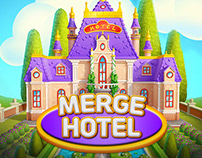 2D and 3D Room Designs for Merge Hotel