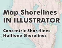 Video Tutorial - How to Make maps - Halftone Shoreline