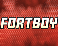 FortBoy - FortNite Style Twitter Banner and Logo