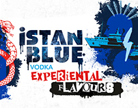 Istanblue Vodka Experiental Flavours Bottle Design