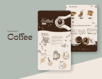 For the Love of Coffee Website Design