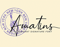 Amatins Script Font