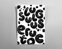 Slug Typography Posters