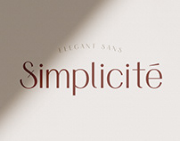 Simplicité - Elegant Font
