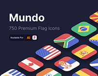 Mundo — Premium Flags Icon Set