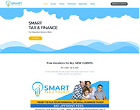 Web Design(Single Page) for Smart Tax & Finance