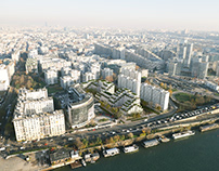 Residential complex near the river Seine.