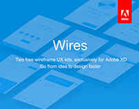 Wires, free wireframe kits for Adobe XD