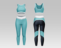 FREE Fitness Outfit MOCKUP