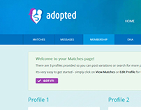 Adopted.com - Concept redesign