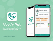 Vet-A-Pet | Mobile App UX/UI