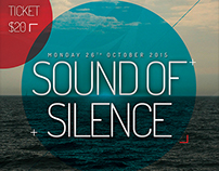 Sound of Silence Flyer Template