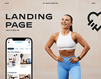 EVOLVE YOU fitness app - Landing Page