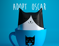Adopt, don't shop. Beirut Cat Cafe Initiative.