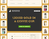 Goldstruck Coffee – Website Design & Development