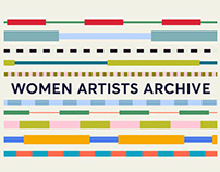 Women Artists Archive | Identity | Graphic System