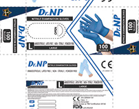 DR.NP Medical gloves packaging
