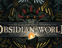 Obsidian World RPG Logo