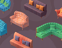 Furniture - Stylized 3D Assets