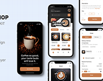 Coffee Shop App Design (Mockups)