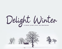 Delight Winter Font Free for Commercial Use
