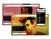 Lucerna Music Bar – website redesign