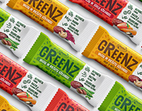 GREENZ - Healthy snacks branding & packaging