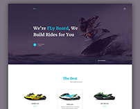 Jet Ski Product Landing Page