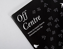 Off Centre identity and promo materials