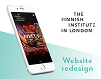 Finnish Institute in London - Website redesign