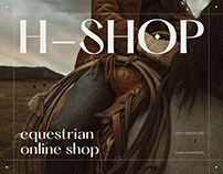UX/UI design Equestrian online store