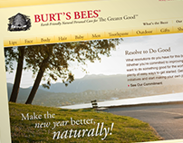 Burt's Bees Website and Campaign Framework